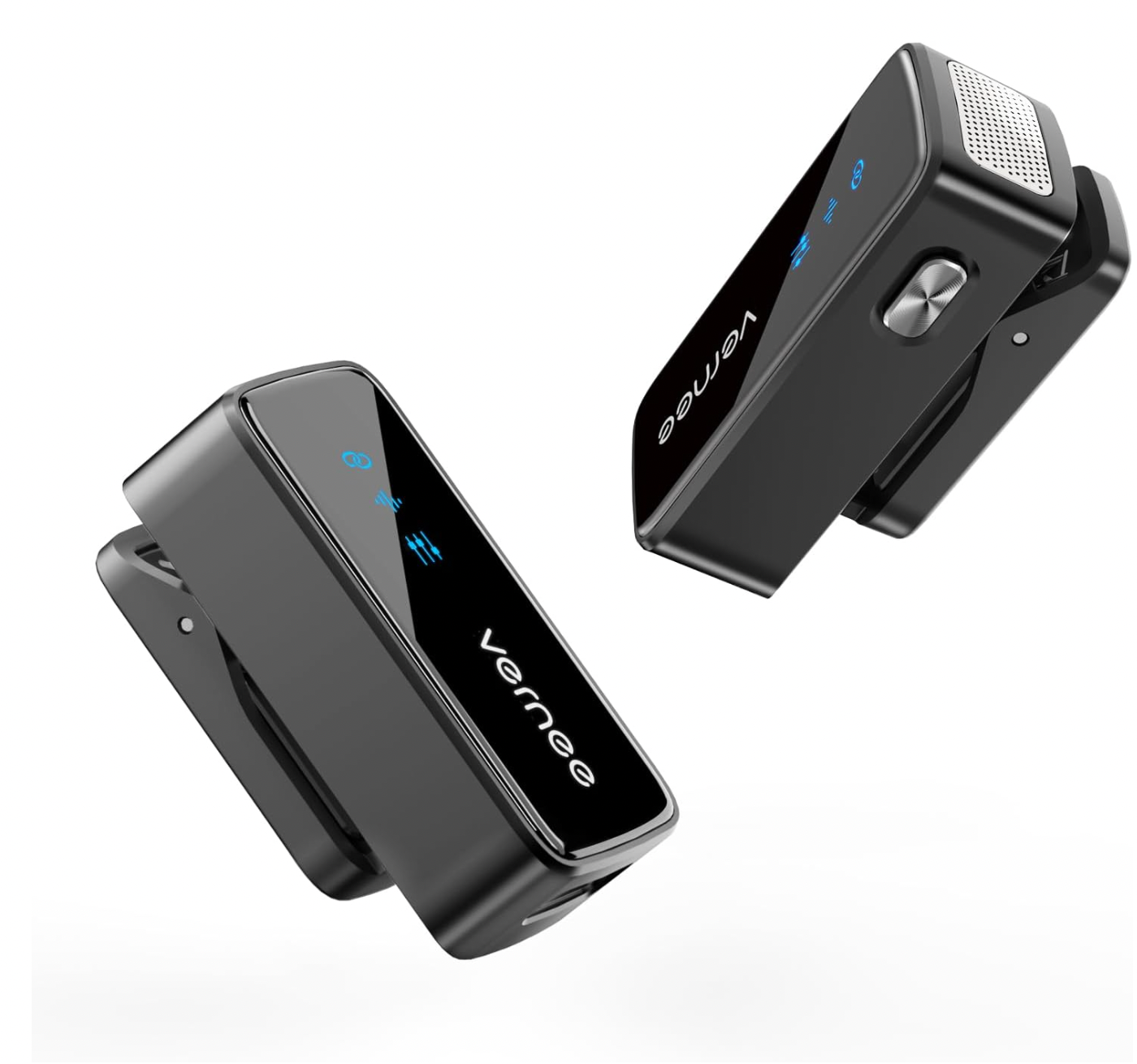 ELE:[VERNEE-Wireless Microphone-V30]-Works with iPhone and Android, Tablet, PC, Mini Mic 3-Level AI Noise Reduction