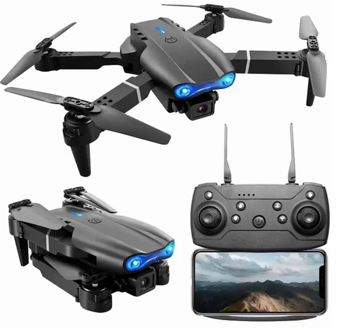 [36MKT-y010102c]-Foldable Camera Drone – HD, App Control (1)