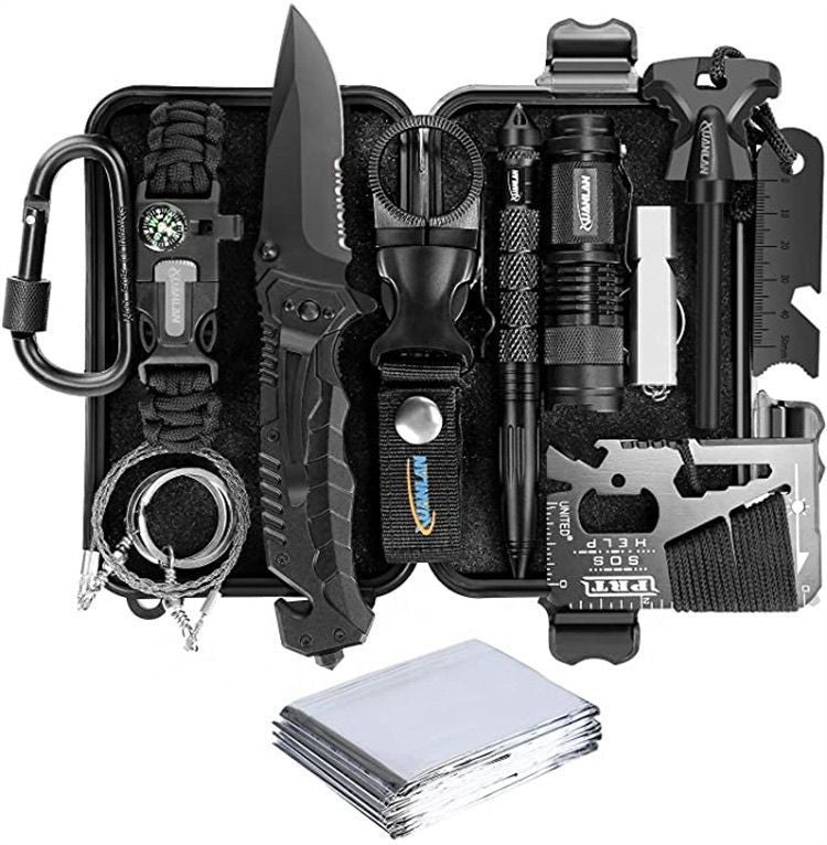 [36MKT-V010304]-Outdoor Emergency Survival Kit – Camping Tools Set(1)