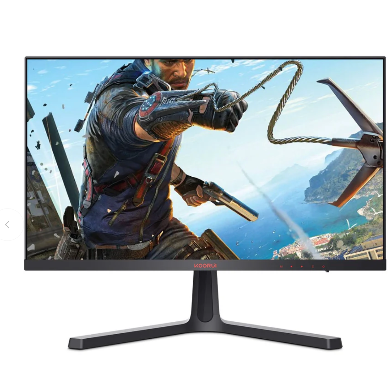 ELE:[KOORUI Gaming Monitor 24E4-Black]-24-Inch Gaming Monitor With 165Hz Refresh AdaptiveSync Ultra-Fast Response Performance