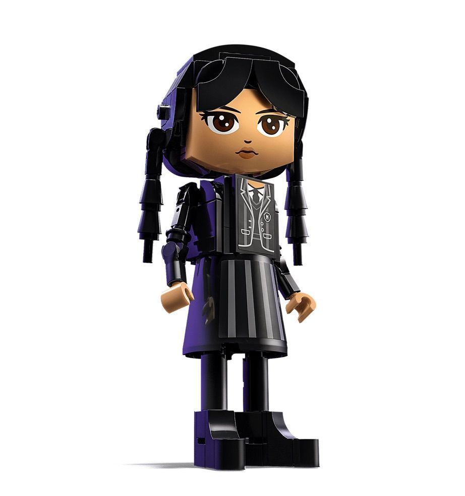 [36MKT-y010102a]-LEGO Wednesday Addams Set – 76780 Buildable Figure & Display Model (702 PCS) (1)