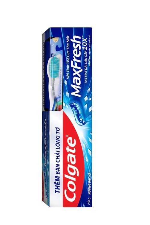 [36MKT-V020102]-Colgate MaxFresh Toothpaste 225g Mint w/ Toothbrush Fresh Cooling(4)