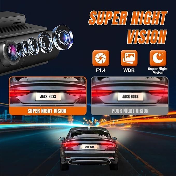 [36MKT-V010609]-4K WiFi Dash Cam w/ Night Vision & G-Sensor(3)
