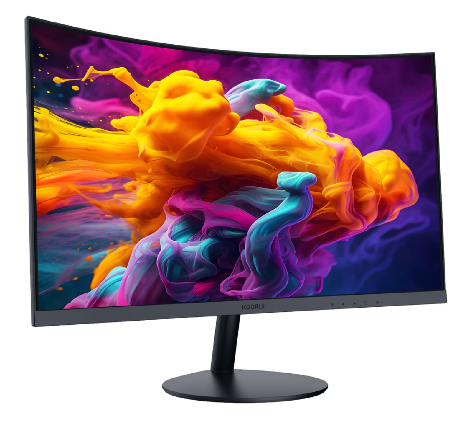 ELE:[KOORUI 27N5CA 27" VA FHD 75Hz 1500R Curved Monitor]-Budget-Friendly 27-Inch 1500R Curved VA Monitor with Full HD and Eye-Care