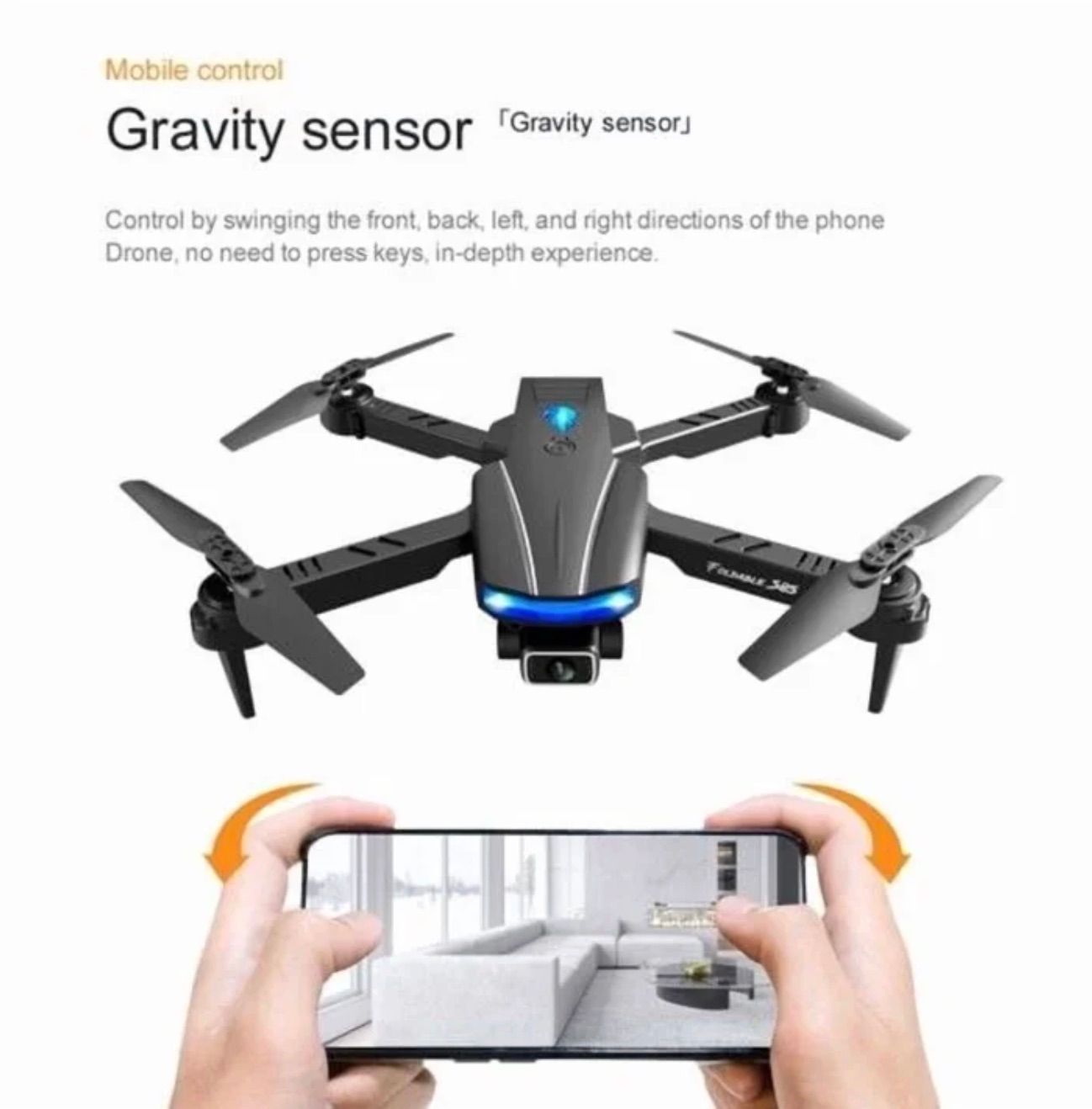 [36MKT-y010102c]-Foldable Camera Drone – HD, App Control (6)