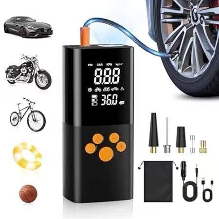 [36MKT-V010308/V010408] Portable Tire Inflator – Wireless Air Pump (6)
