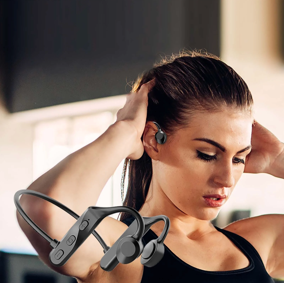 ELE:[TWS-Sound Condution Earphone-K69]-Bluetooth Stable Connection, Long Battery Life, Waterproof Design, Comfortable Fit