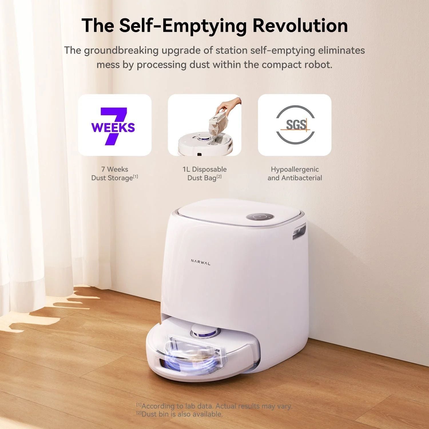 [36MKT-C0203]-Narwal Freo Robot Vacuum & Mop – Refurbished Smart Cleaner(1)