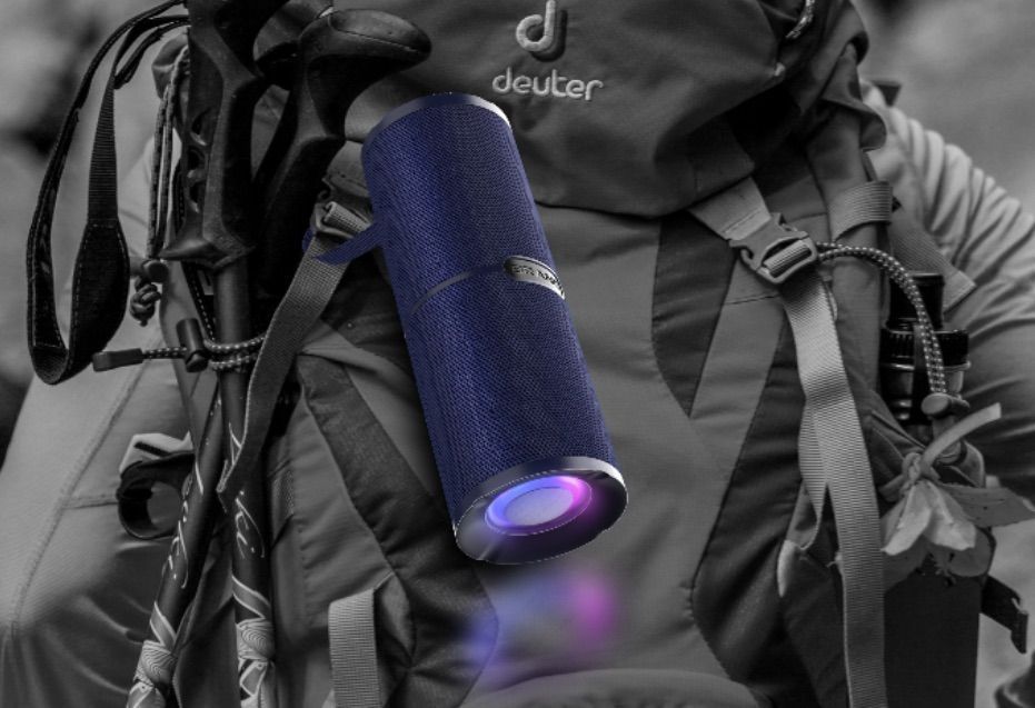 [36MKT-v010504]-Portable Bluetooth Speaker – LED Light, AUX Input, Outdoor Wireless Sound(5)