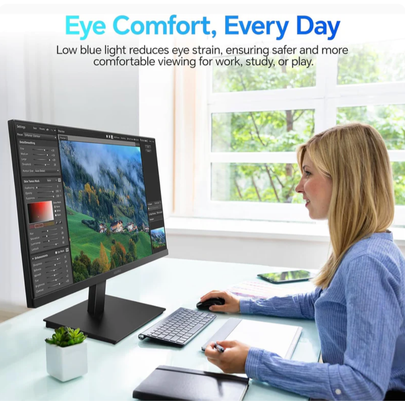 ELE:[KOORUI - E2412F - 24-inch VA FHD 100Hz Business Monitor]