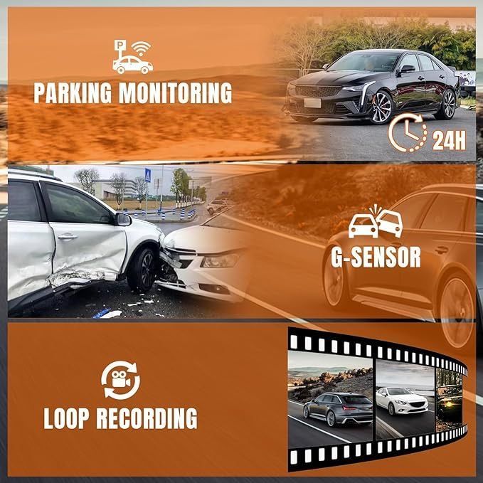 [36MKT-V010609]-4K WiFi Dash Cam w/ Night Vision & G-Sensor(2)