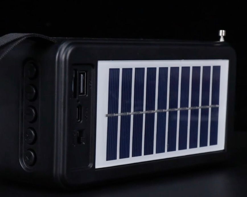 [36MKT-V02(04-05)02]-Solar Bluetooth Speaker w/ Flashlight & FM Radio(3)