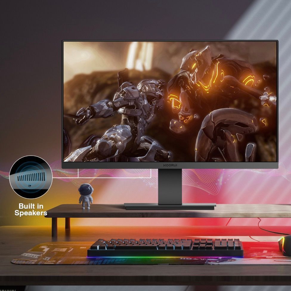 [36MKT-Y010103B]-KOORUI 22” 100Hz FHD Gaming Monitor w/ Speakers(1)