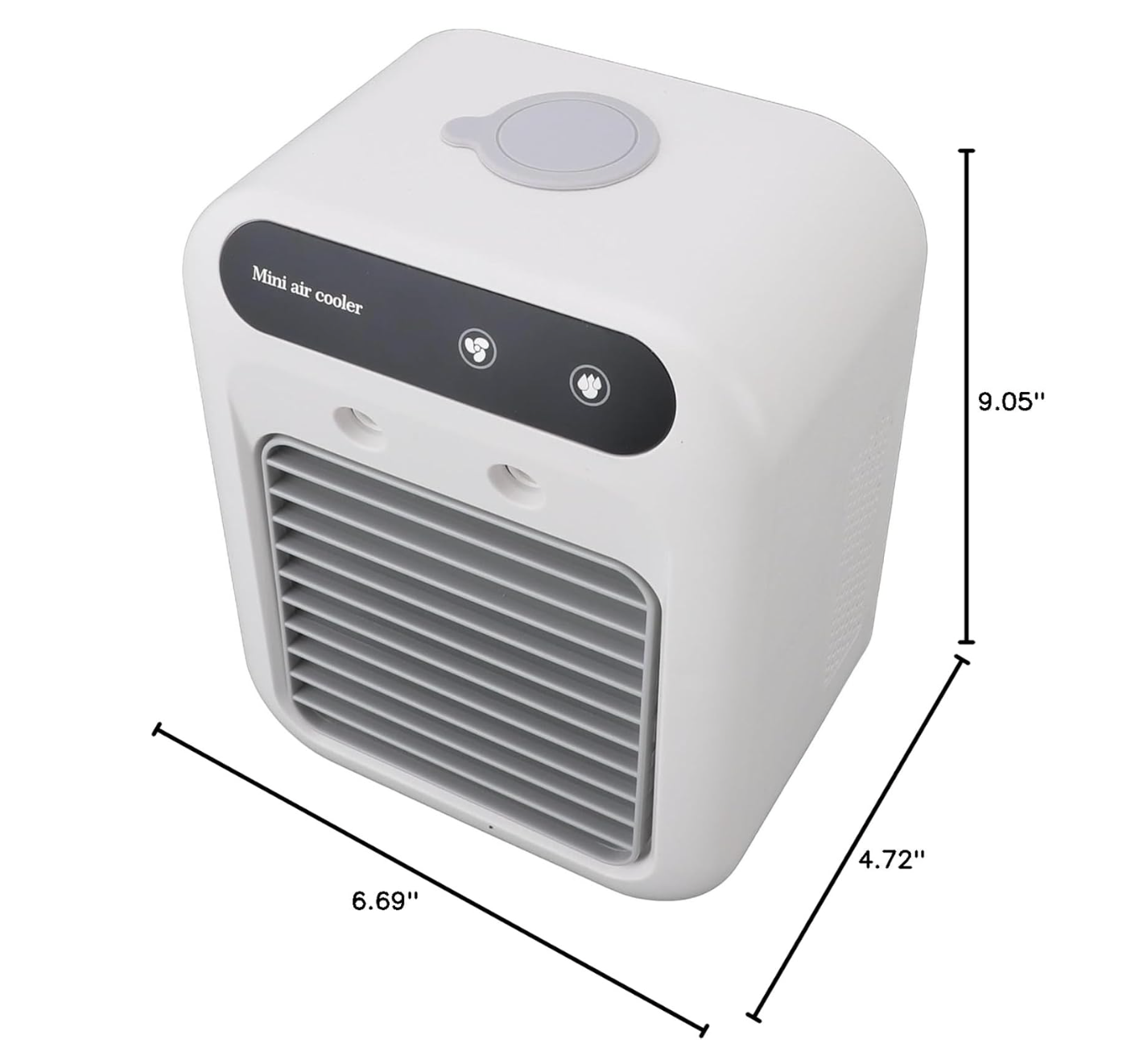 ELE:[Portable Air Humidifier-500ml Water Tank]-Portable Cooling Fan Delivers Refreshing Air Anywhere You Need