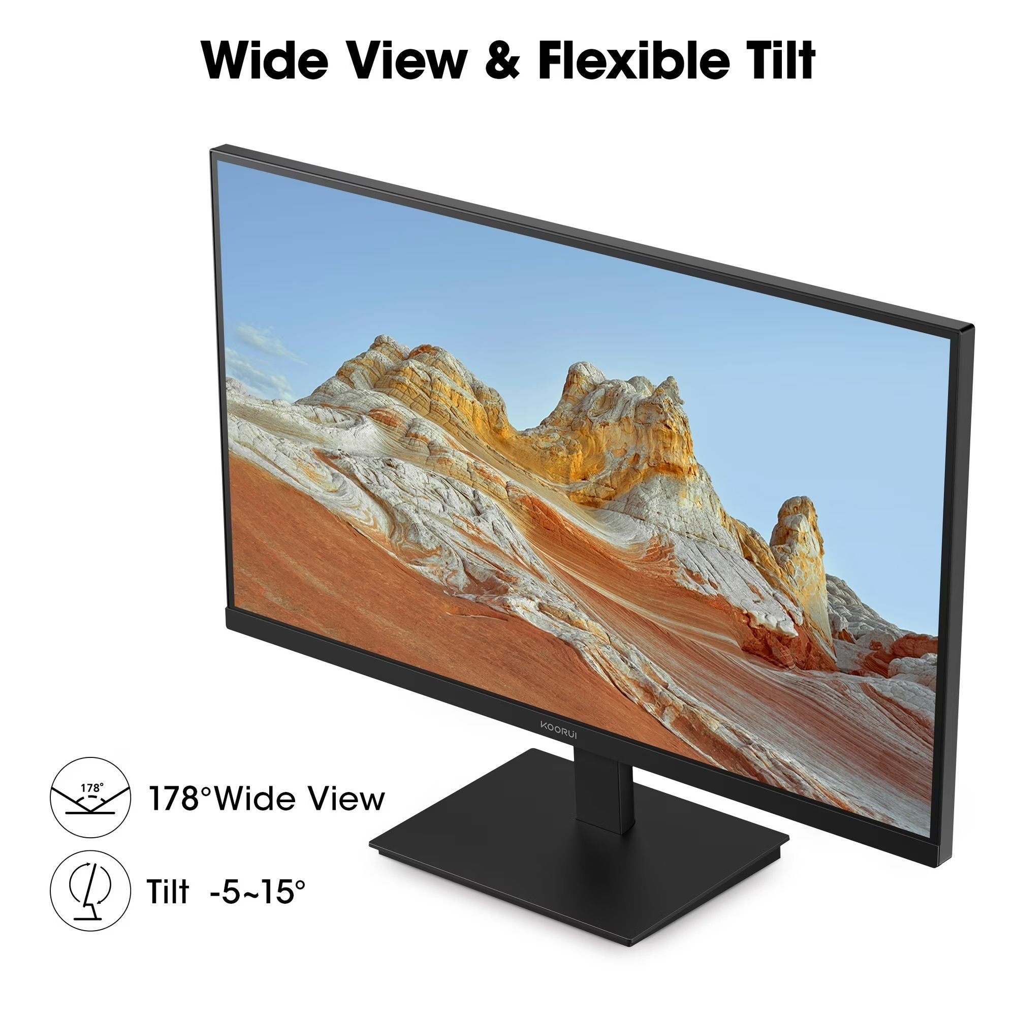 [36MKT-Y010103a]-KOORUI 22” 100Hz FHD Monitor – Ultra Thin(2)