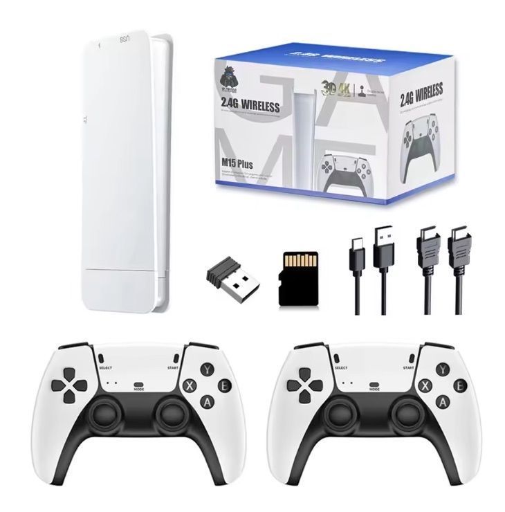 [36MKT-v010505]-4K Retro Game Stick Console – 64GB w/ 2 Wireless Controllers(3.2)