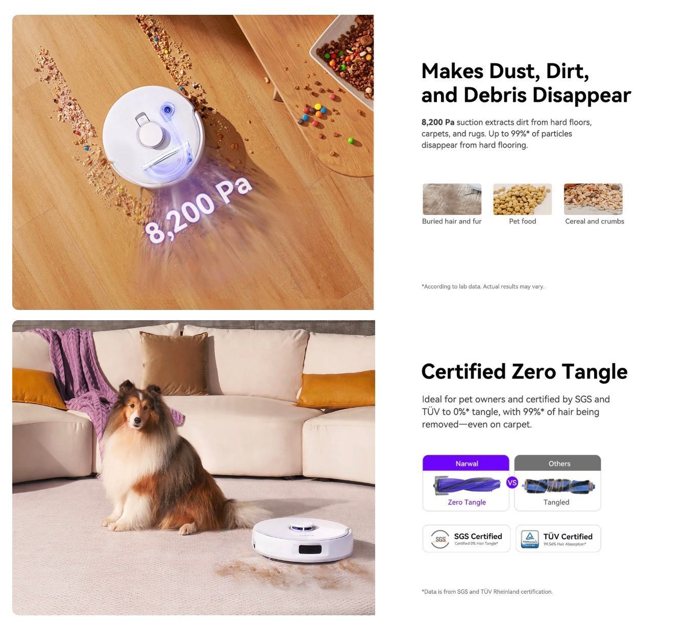 [36MKT-C0203]-Narwal Freo Robot Vacuum & Mop – Refurbished Smart Cleaner(2）