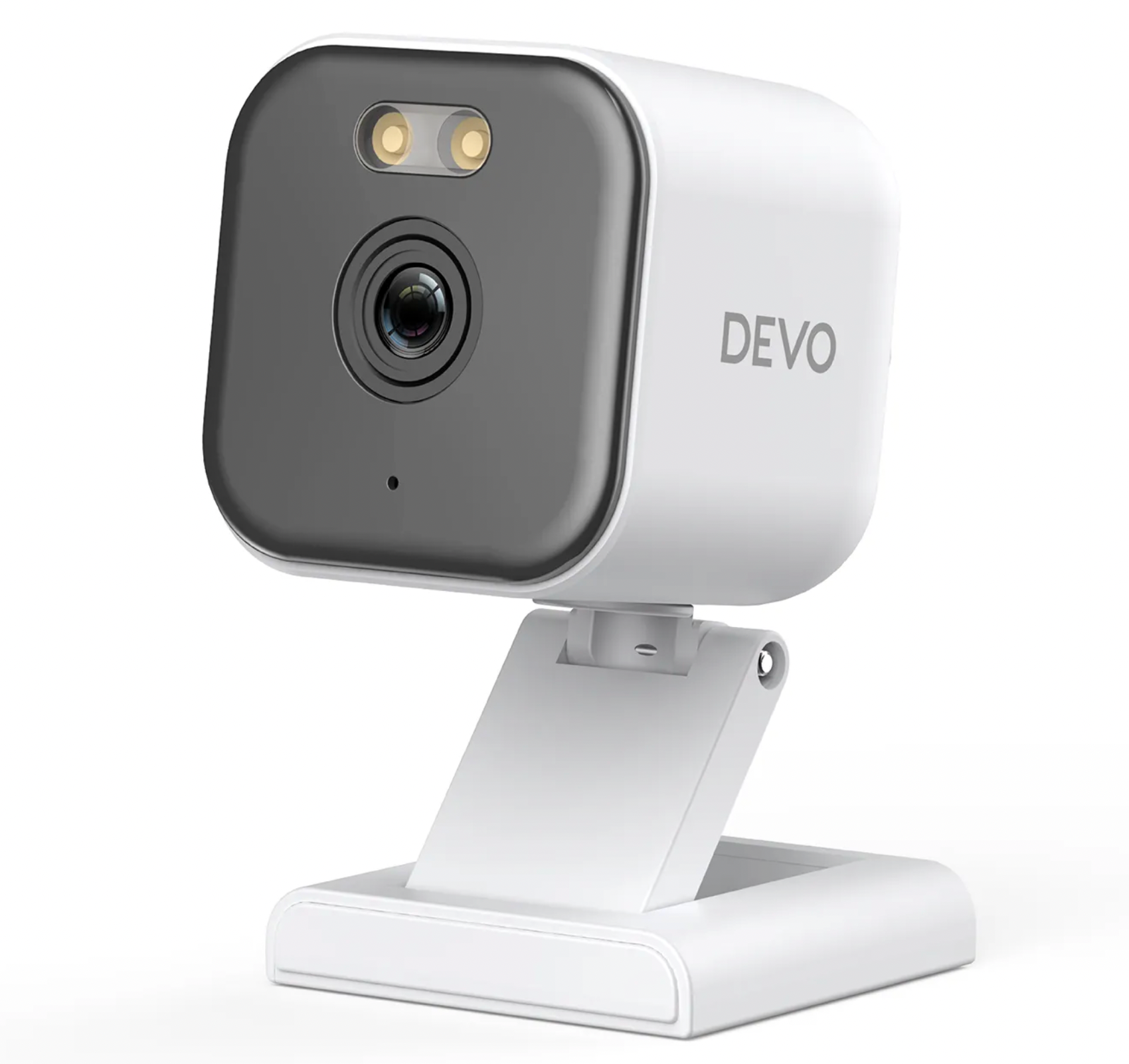 ELE:[Devo-Smart Security Camera CCAZ10-White]-2K QHD WiFi6 AI Detection Color Night Vision Two-Way A