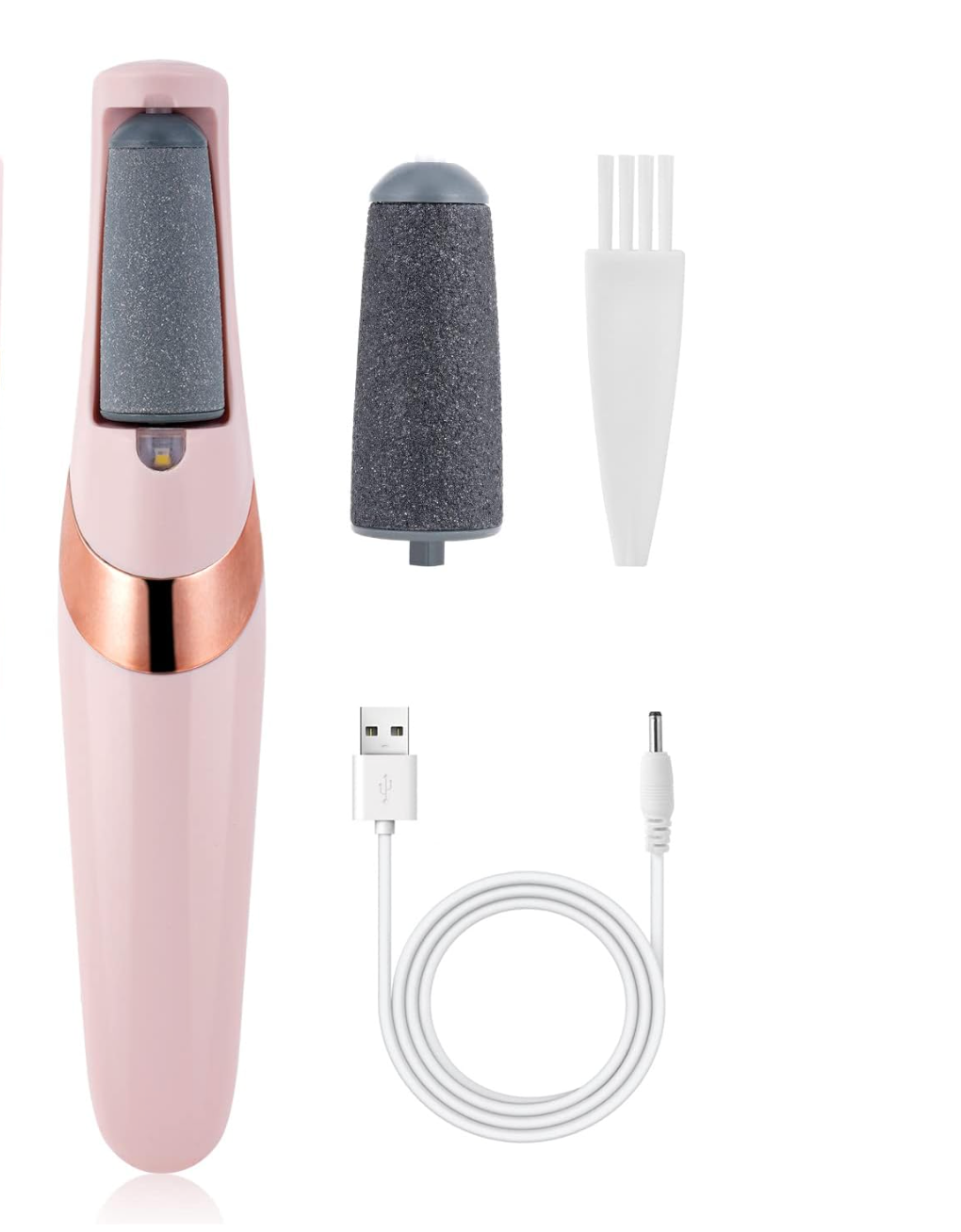 ELE:[Electronic Foot Grinder]-Electric Foot Callus Remover For Smooth Heels With Replaceable Heads