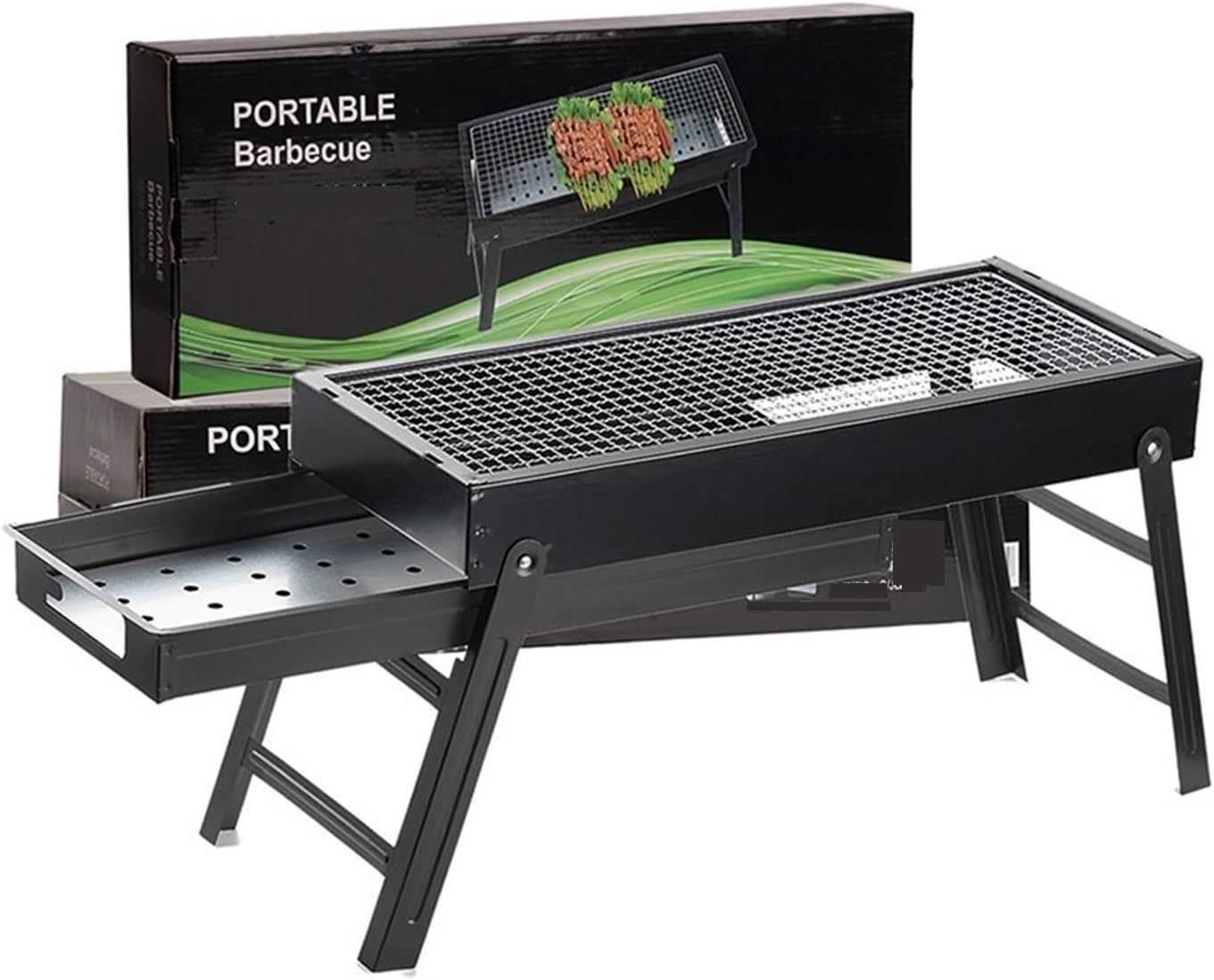 [36MKT-Y010104a]-Portable Folding Charcoal BBQ Grill – Outdoor Camping(1)