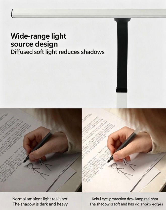 [36MKT]-LED Desk Lamp Eye-Caring Adjustable Reading Light w/ Touch Control(3)