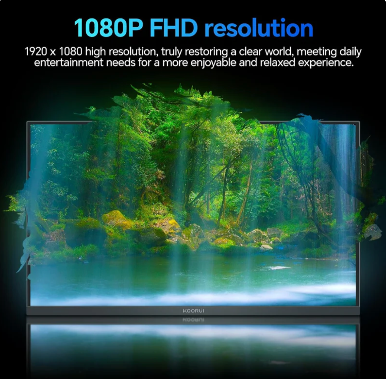 ELE:[KOORUI - E2412F - 24-inch VA FHD 100Hz Business Monitor]