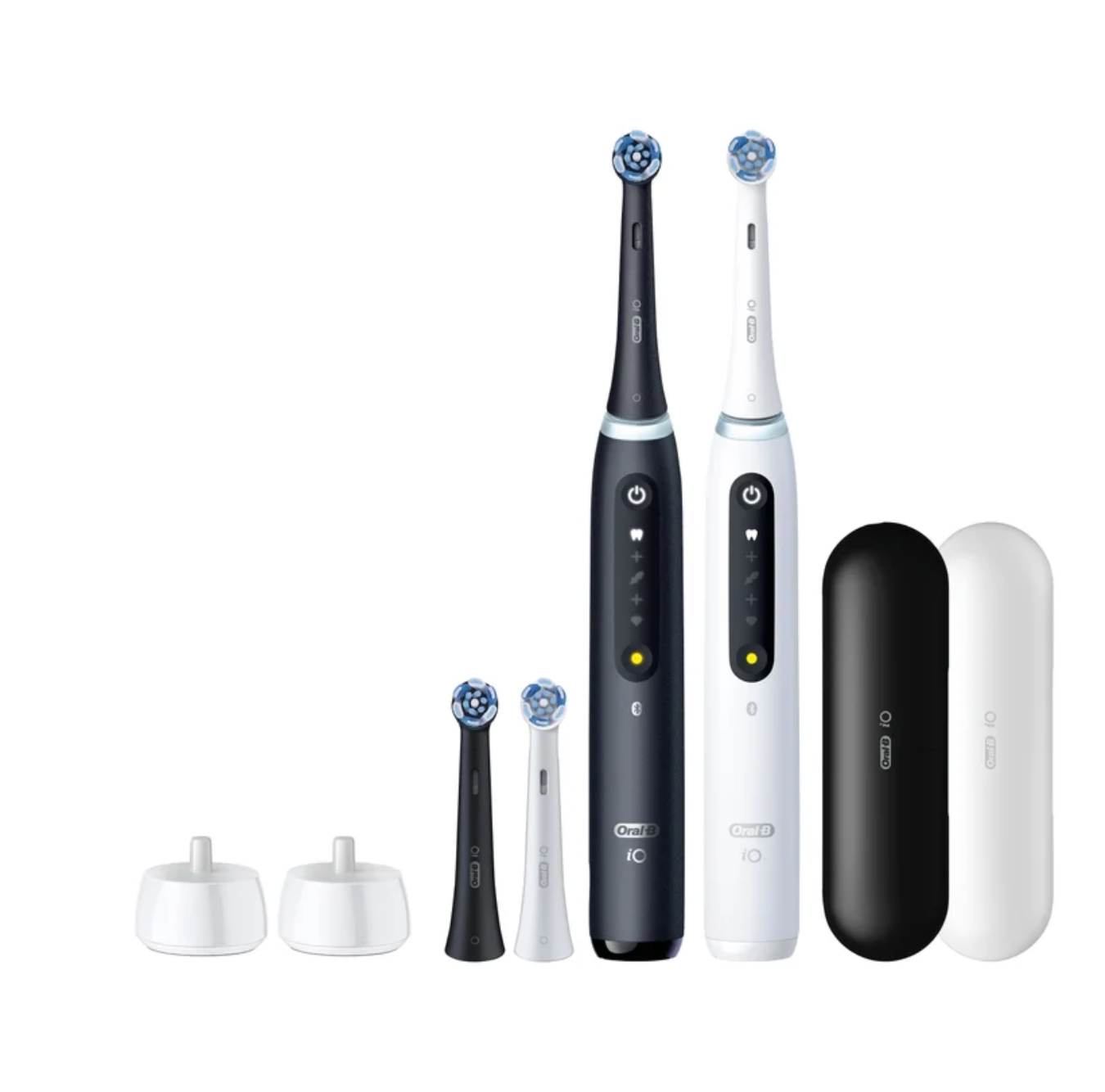 ELE:[Oral-B iO-Series 5 Electric Toothbrush-2PC]-Smart Rechargeable Electric Toothbrush With Pressur