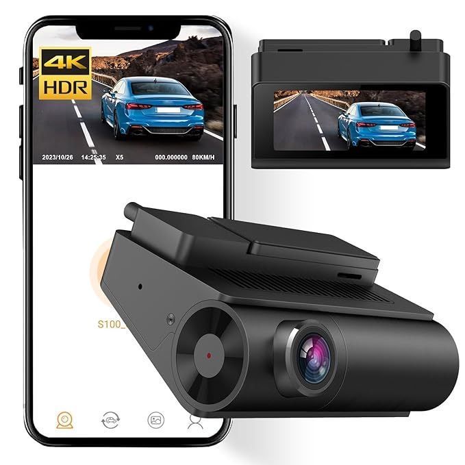 [36MKT-V010609]-4K WiFi Dash Cam w/ Night Vision & G-Sensor(1)