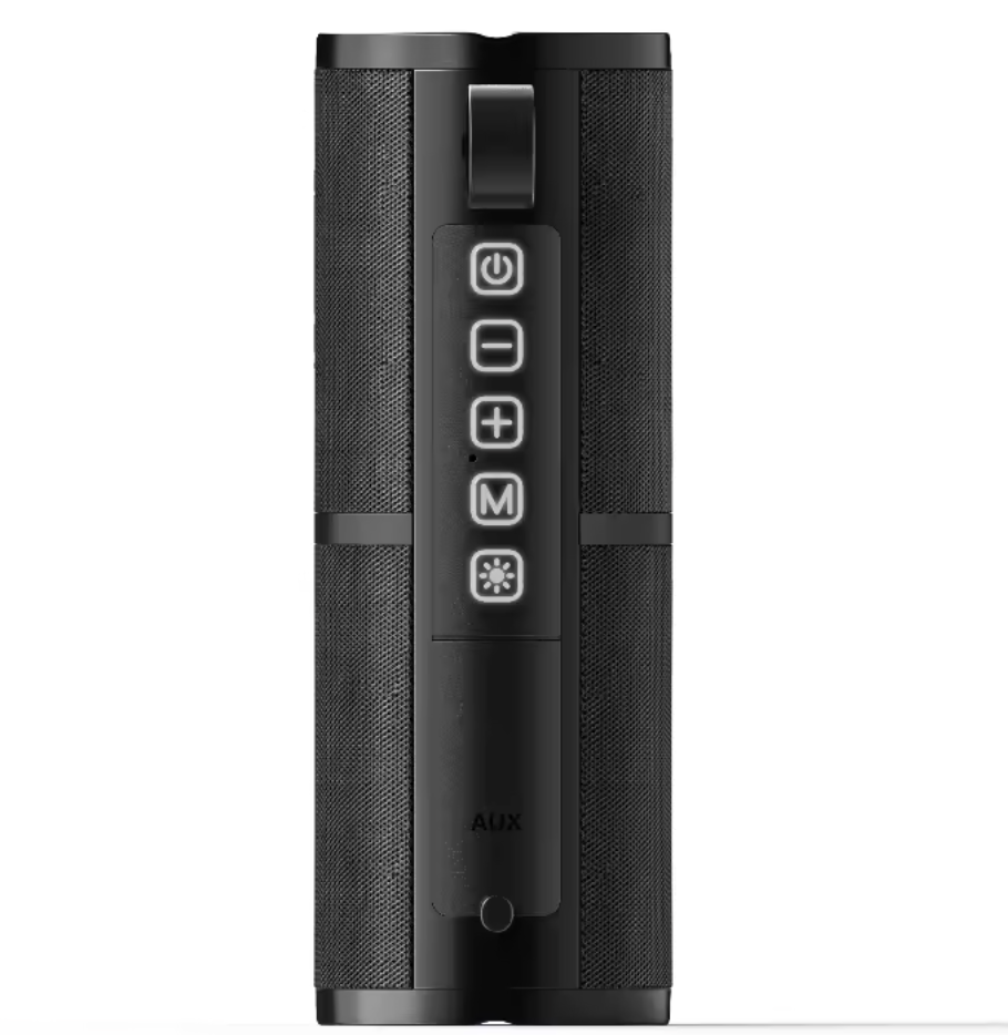 ELE:[Cylindrical-Colorful LED Light Speaker-A29]-10W Bluetooth speaker with RGB lights, microphone, 8-hour battery playback,Random Color