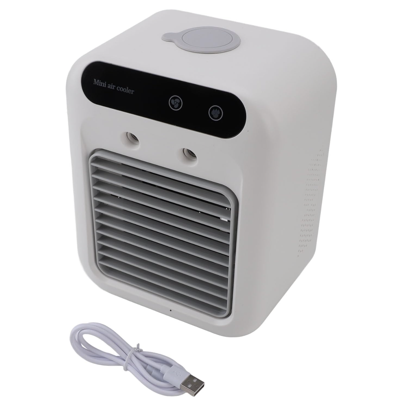 ELE:[Portable Air Humidifier-500ml Water Tank]-Portable Cooling Fan Delivers Refreshing Air Anywhere You Need