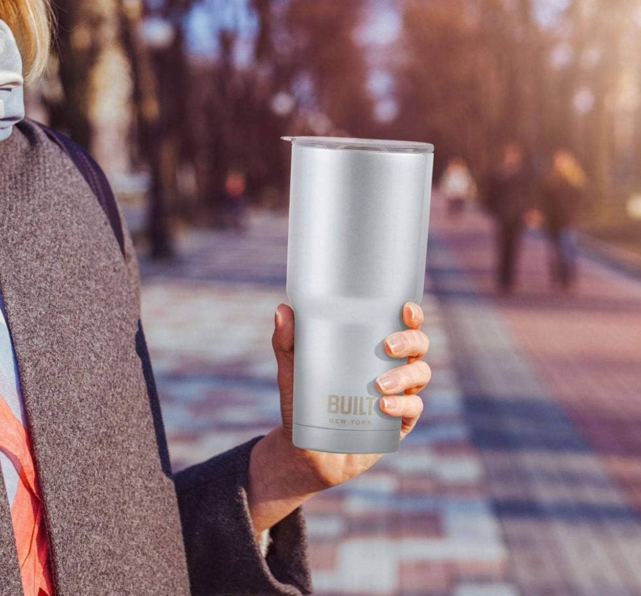 50% OFF FS | BUILT 30 oz Double Wall Tumbler With Lid | Super Bowl Big Game Deal Event