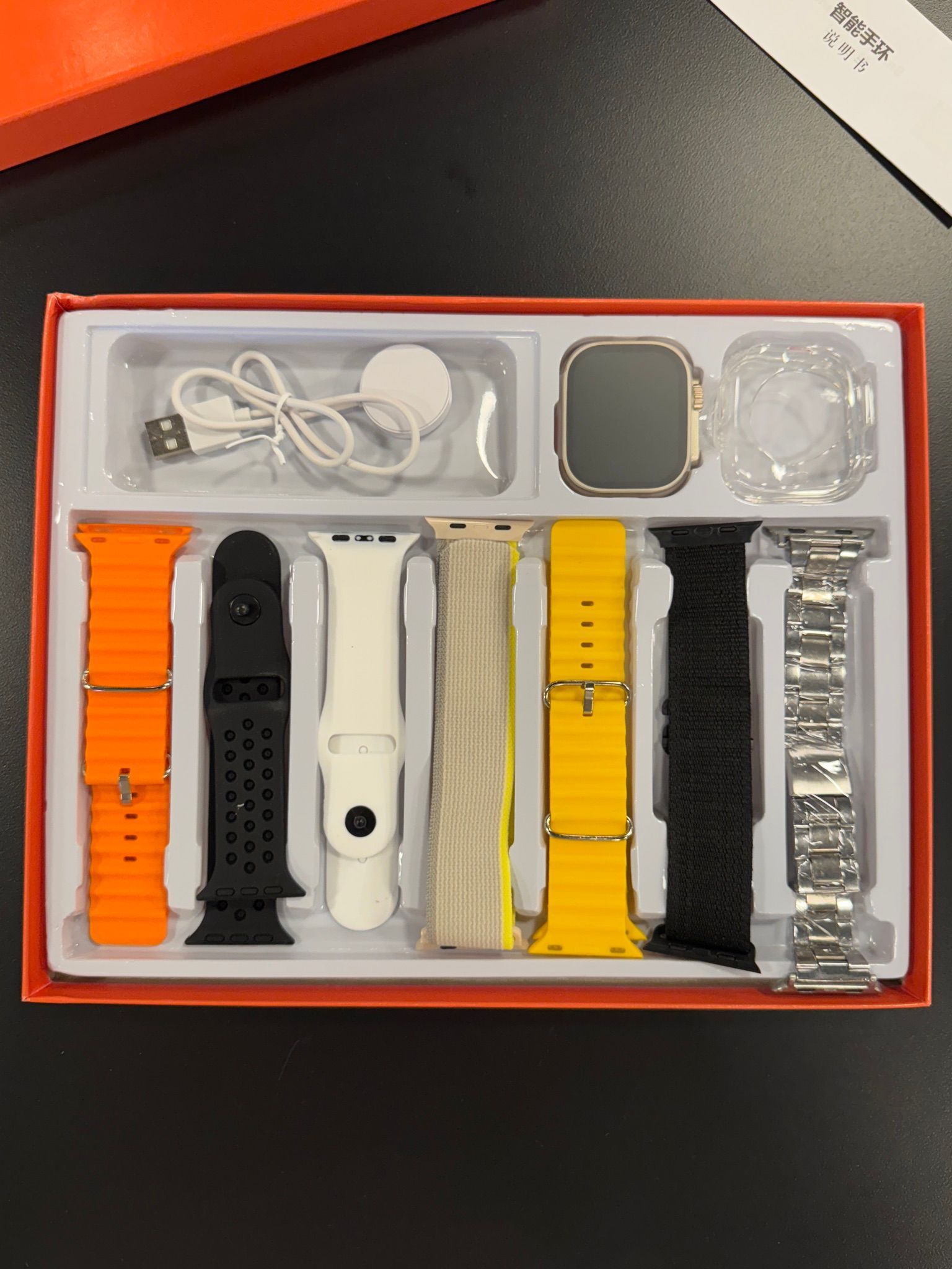 [36MKT-v010603]-Ultra 2 Smart Watch 49MM – 7 Bands Set (Silver Theme)（2）